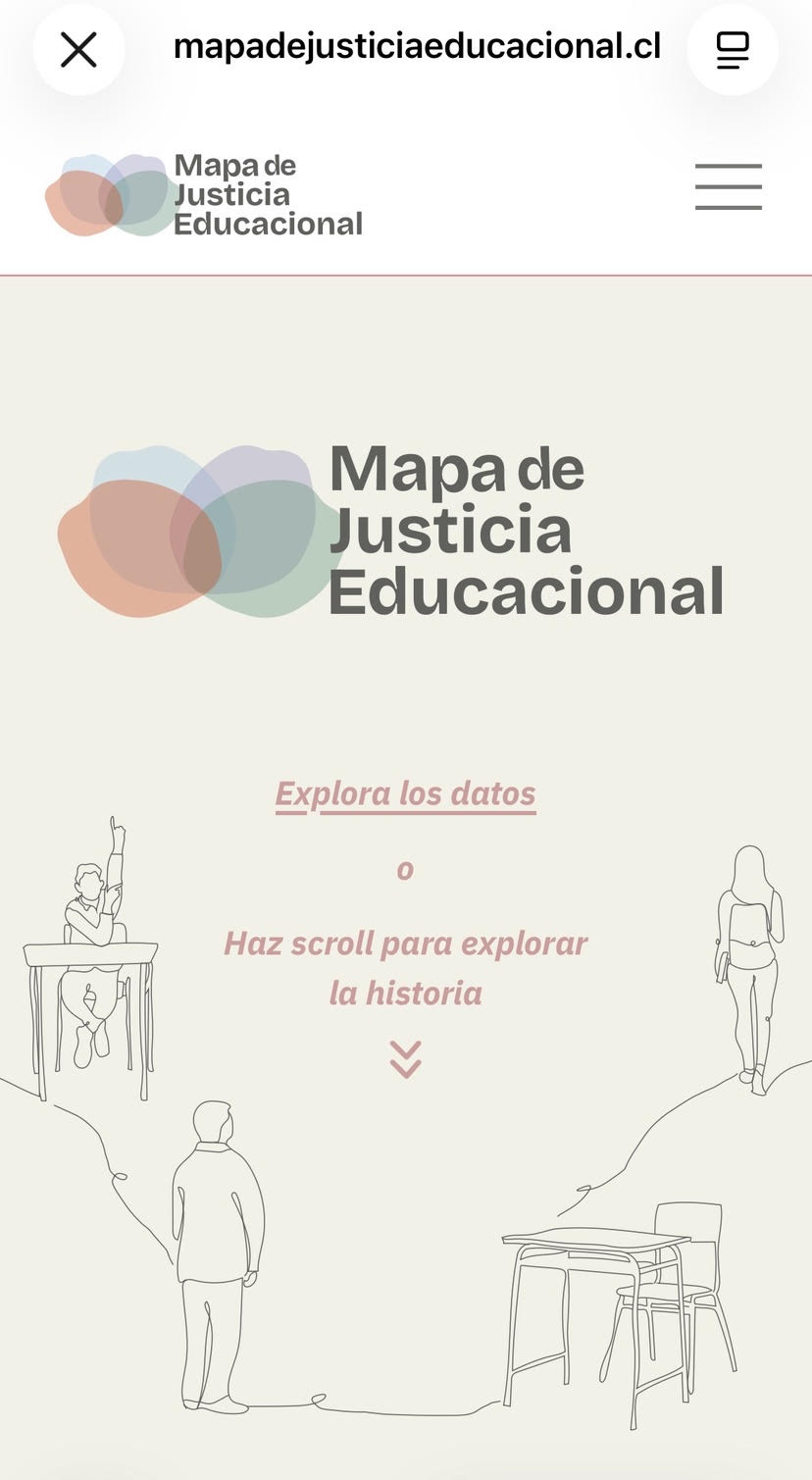 Plataforma Mapa de Justicia Educacional — mapadejusticiaeducacional.cl